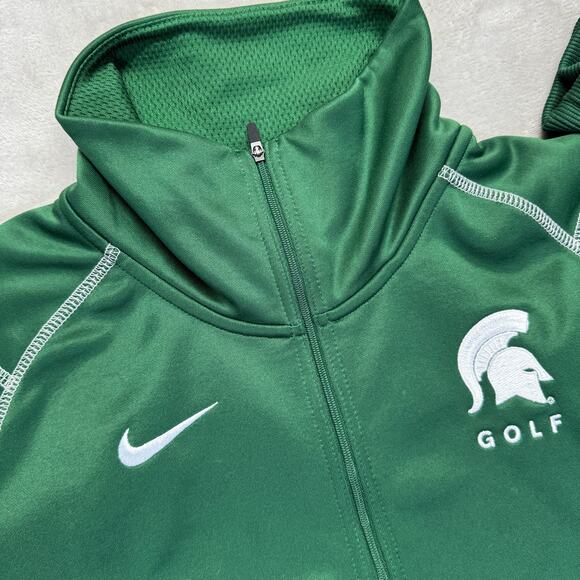 Michigan State Spartans Pullover Men's Medium Nike Therma-Fit Sweatshirt 1/4 Zip - Picture 1 of 13